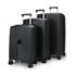 Caselite Aero 56cm, 65cm & 75cm Hardside Luggage Set Black