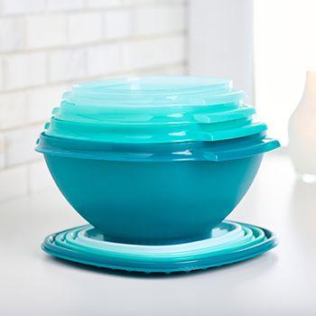 Heritage bowl containers stacked within eachother