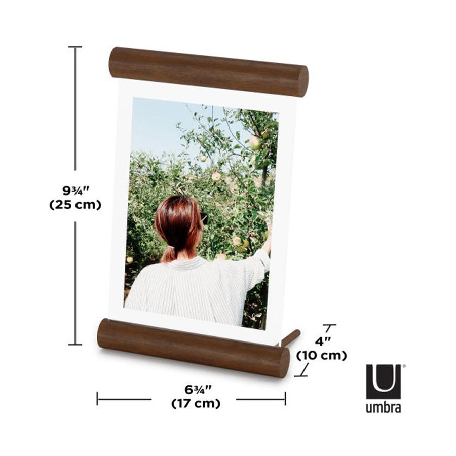 Umbra Scroll Picture Frame (13 x 18cm) Light Walnut Light Walnut