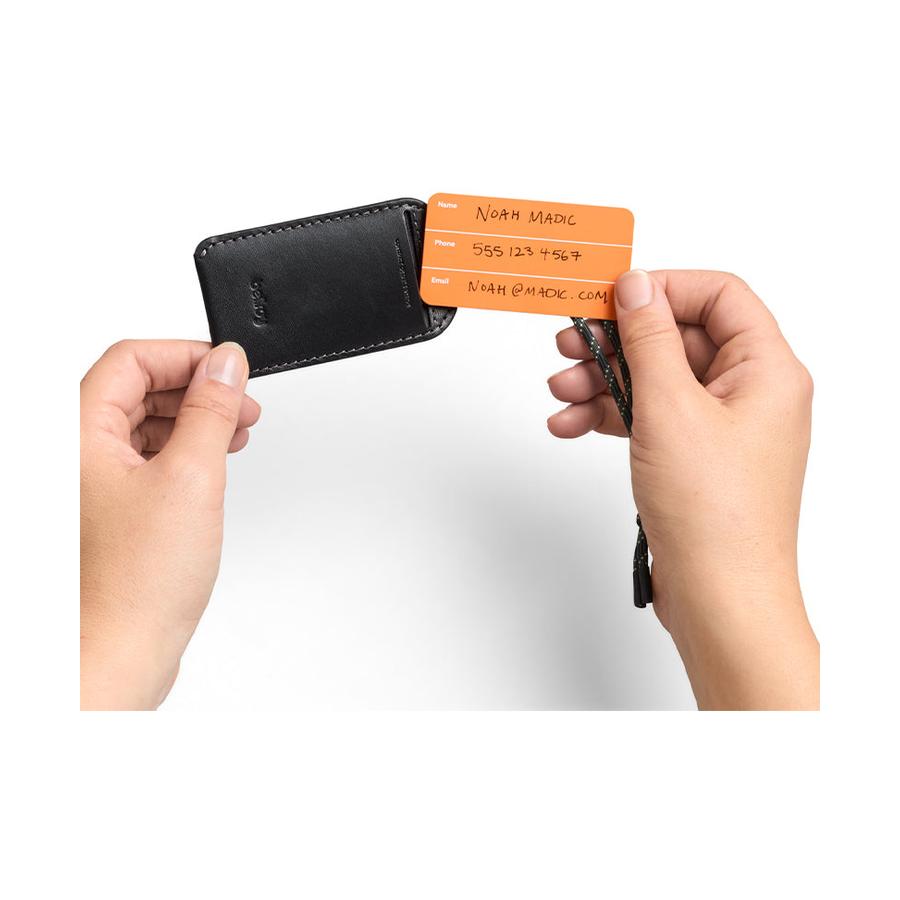 Bellroy Luggage Tag Black Black