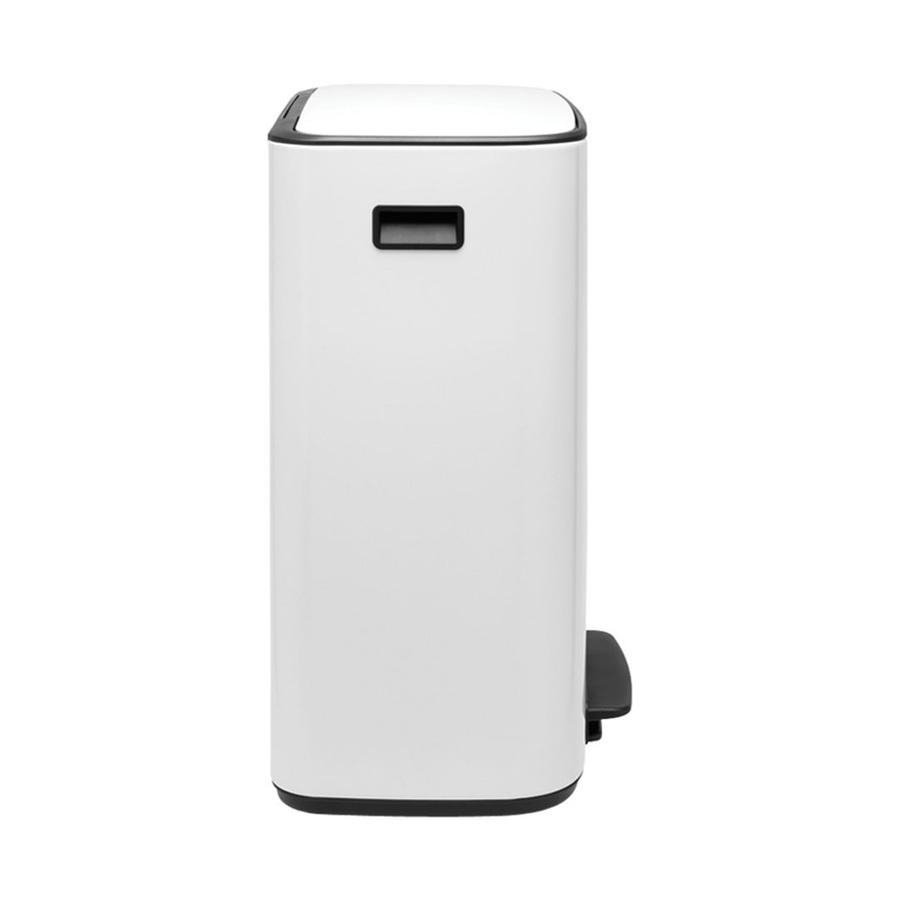 Brabantia Bo Pedal Bin (2 x 30L) White White
