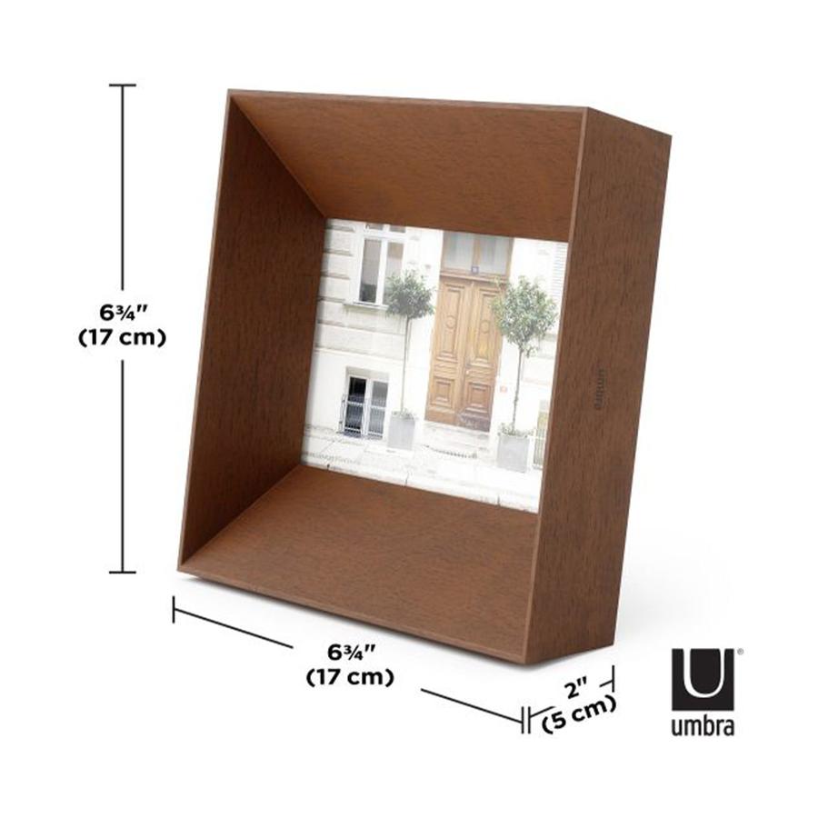 Umbra Lookout Picture Frame (10cm x 15cm) Light Walnut Light Walnut