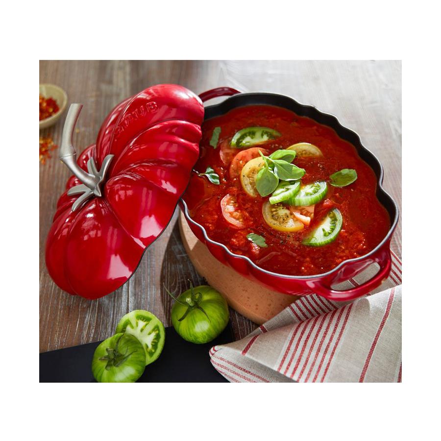 Staub 25cm (2.9L) Tomato Cocotte Cherry Red Cherry Red