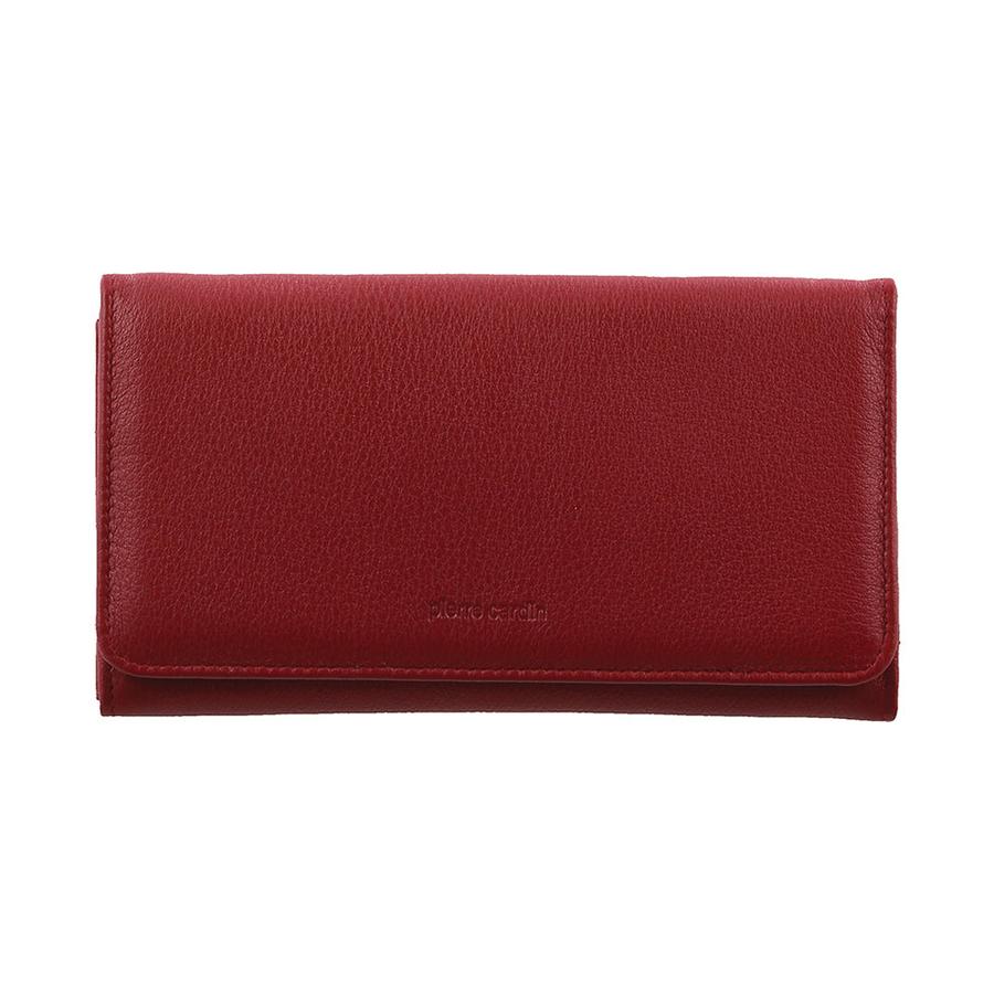 Pierre Cardin Lucy Women's Italian Leather RFID Wallet Red Red