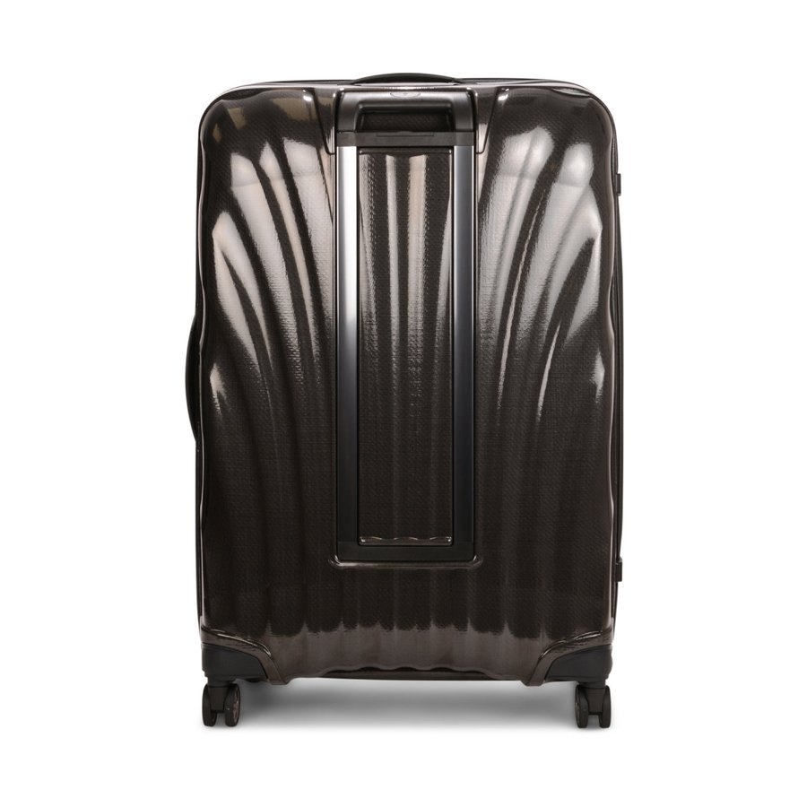 Samsonite C-Lite 81cm CURV Checked Suitcase Black Black