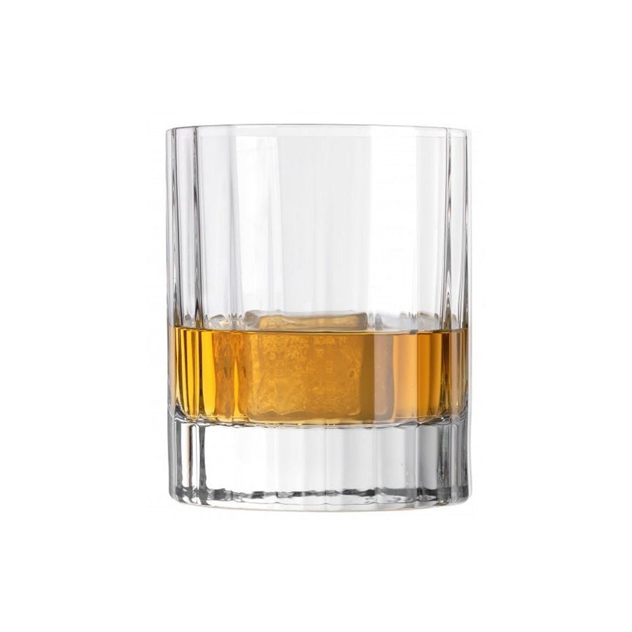 Luigi Bormioli Bach 255ml Crystal DOF Glass Tumbler Set of 6 Clear Clear