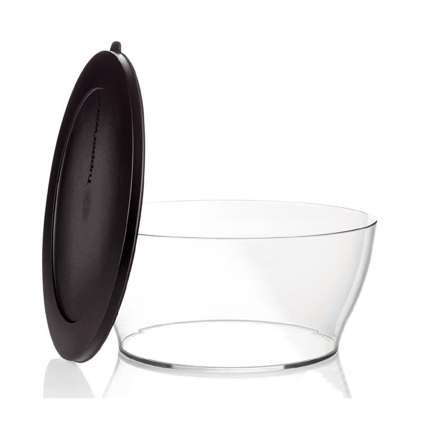 Tupperware Eco+ Clear Bowl 4.0L Black Black