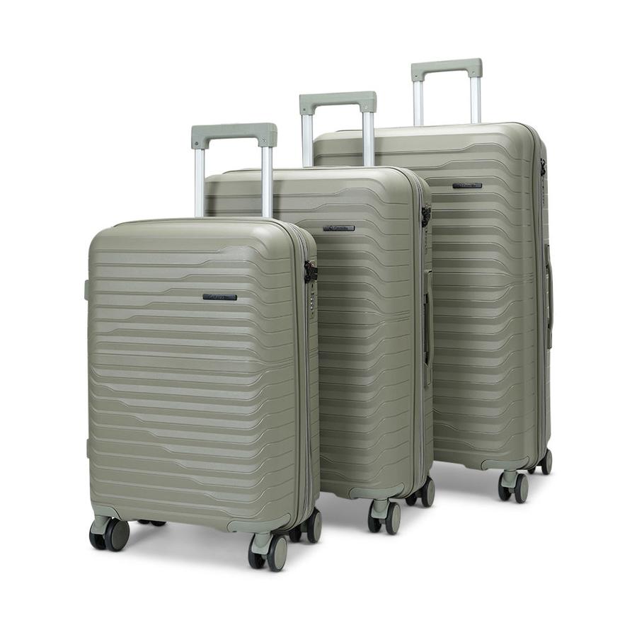 Caselite Summit 56cm, 65cm & 75cm Hardside Luggage Set Moss Moss