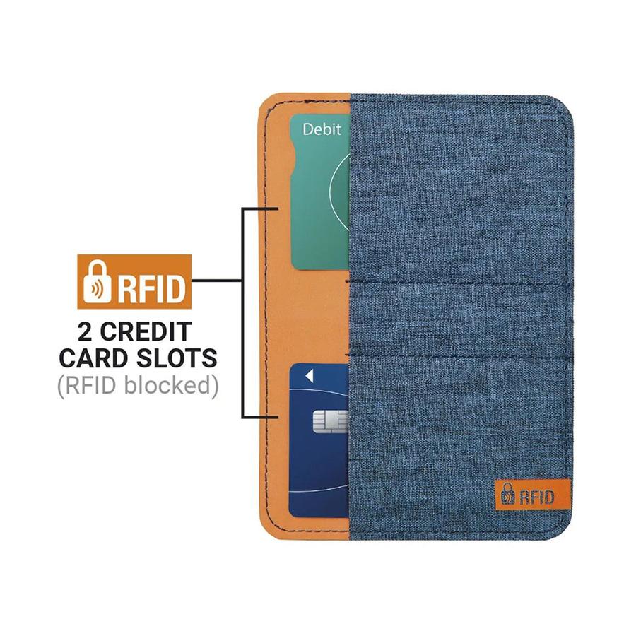 Go Travel The Passport Slip (RFID) Blue Blue