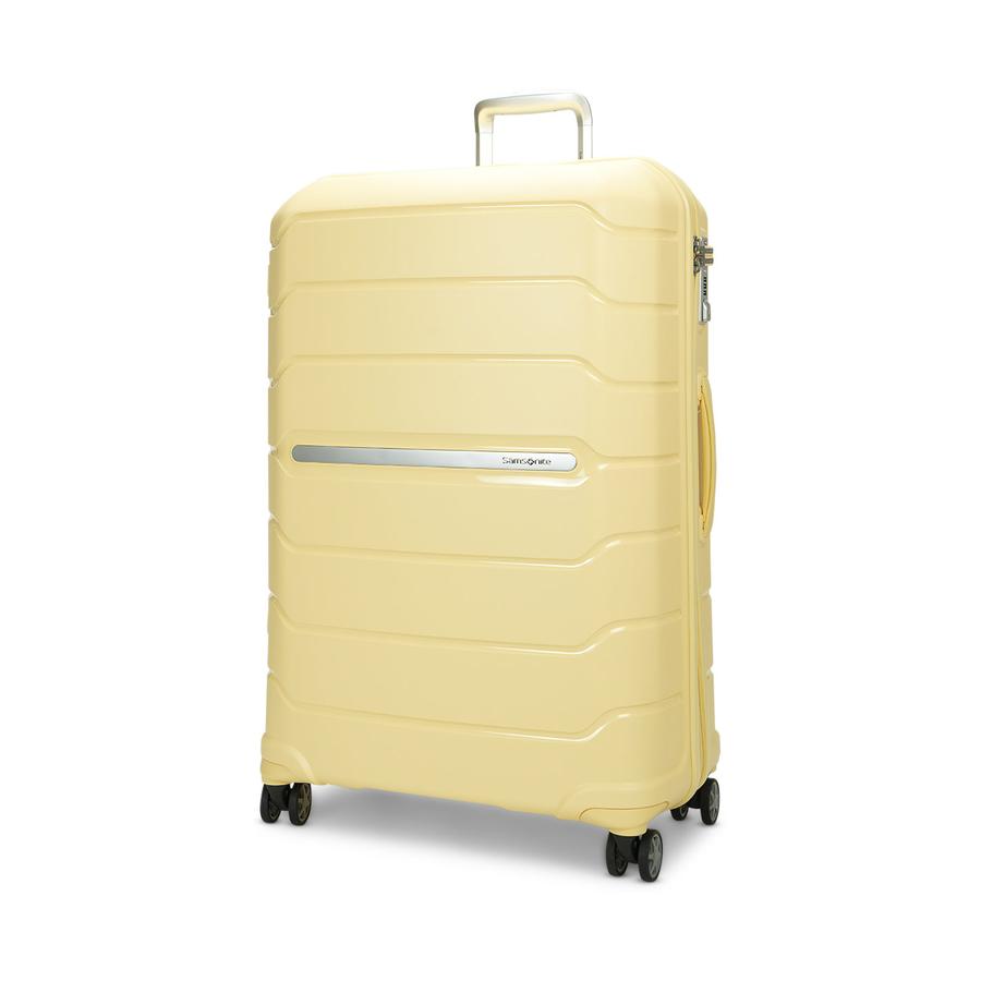 Samsonite Oc2lite 75cm Hardside Checked Suitcase Lemonade Lemonade