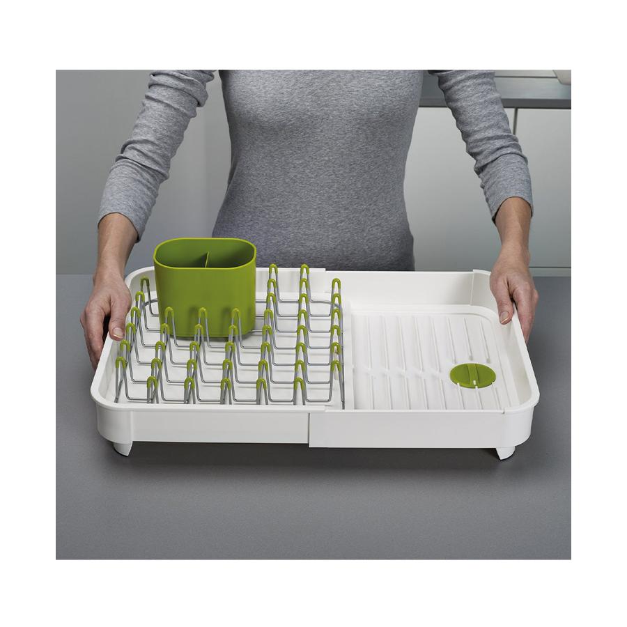 Joseph Joseph Extend Expandable Dish Drainer White White
