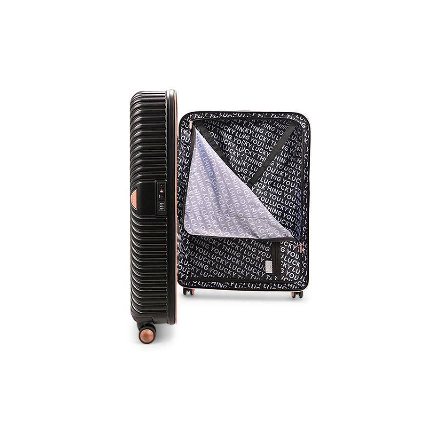 Saben Going Places 76cm Hardside Suitcase Black Black