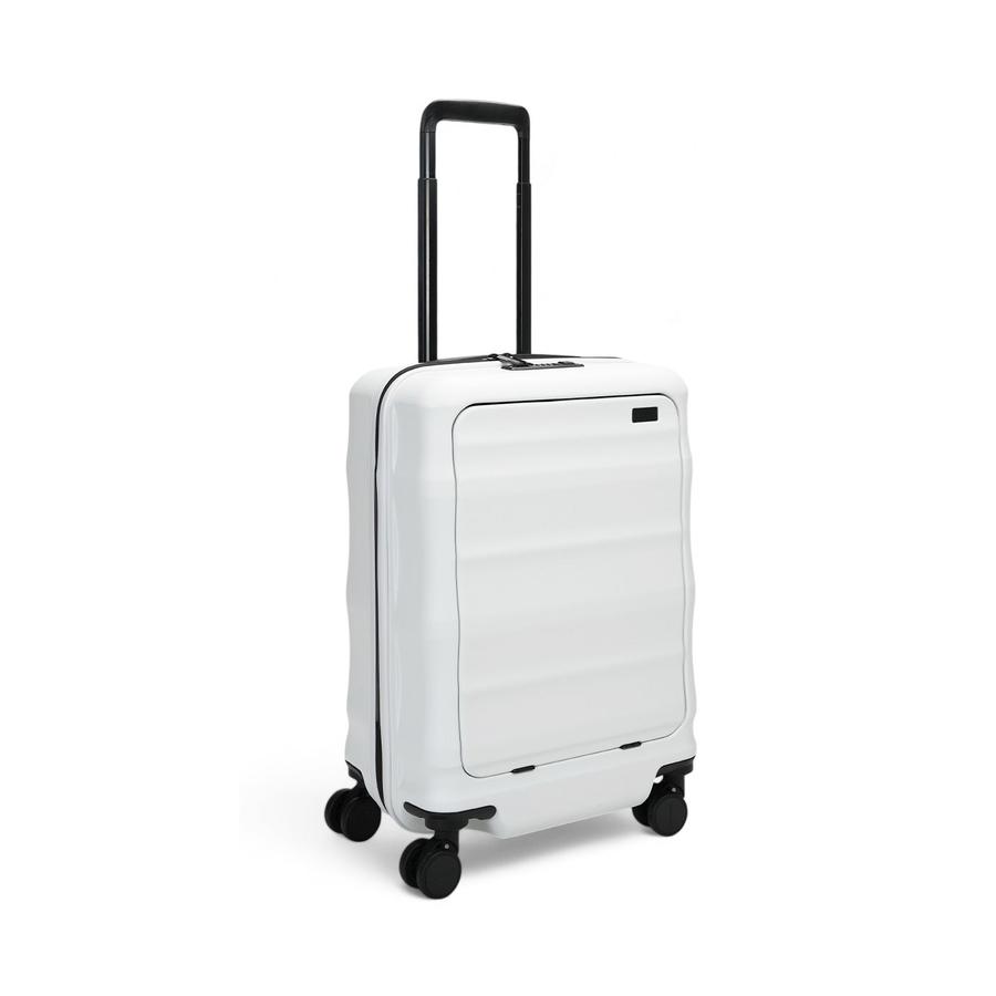 Explorer Luna-Air 55cm Front Access Hardside Carry-On Suitcase White White