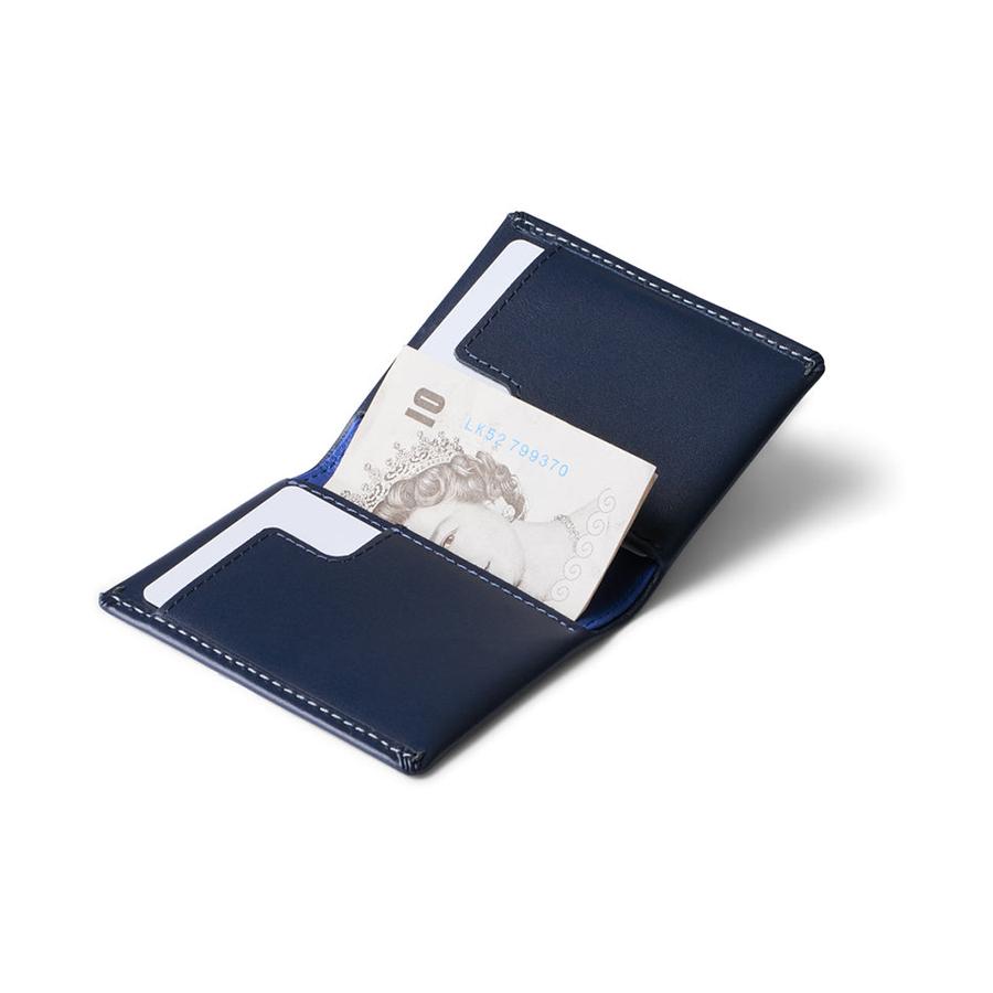 Bellroy Slim Sleeve Leather Wallet Navy Navy