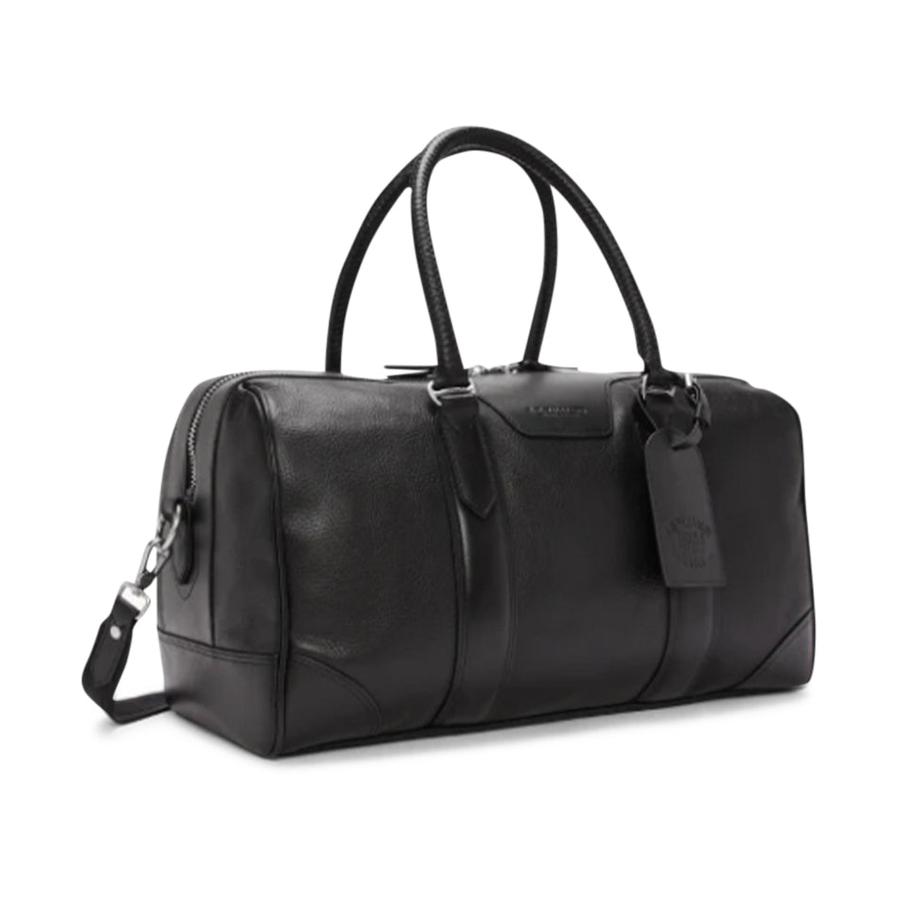 RM Williams Signature Overnight Bag Black Black