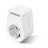 Jackson Inbound Slim Travel Adapter - USA & EU White