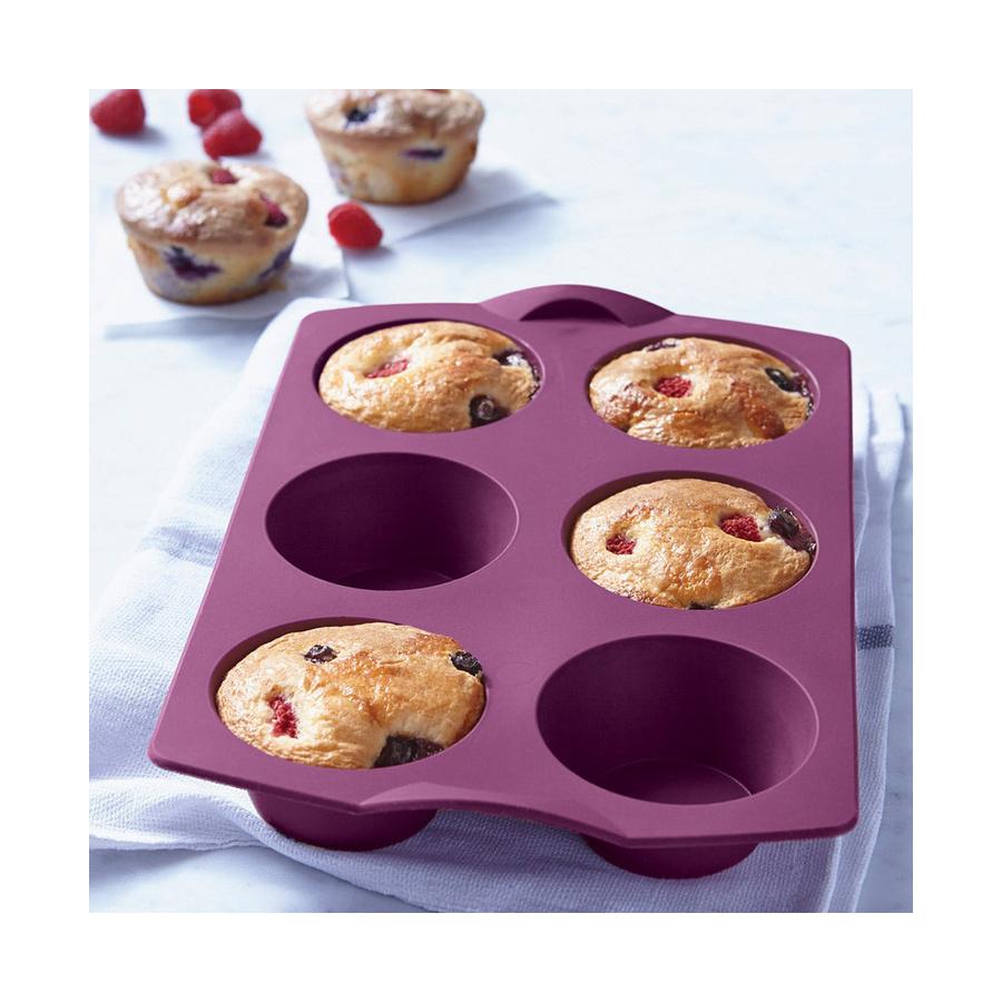 Tupperware Tupcakes Silicone Cupcake Mould Purple Purple