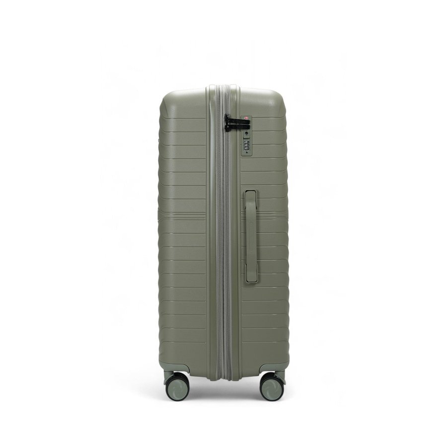 Caselite Summit 75cm Hardside Checked Suitcase Moss Moss