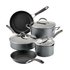 Circulon ScratchDefense A1 8 Piece Cookware Set Black