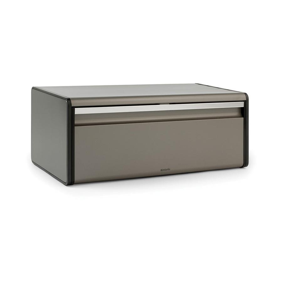 Brabantia Fall Front Bread Bin Platinum Platinum
