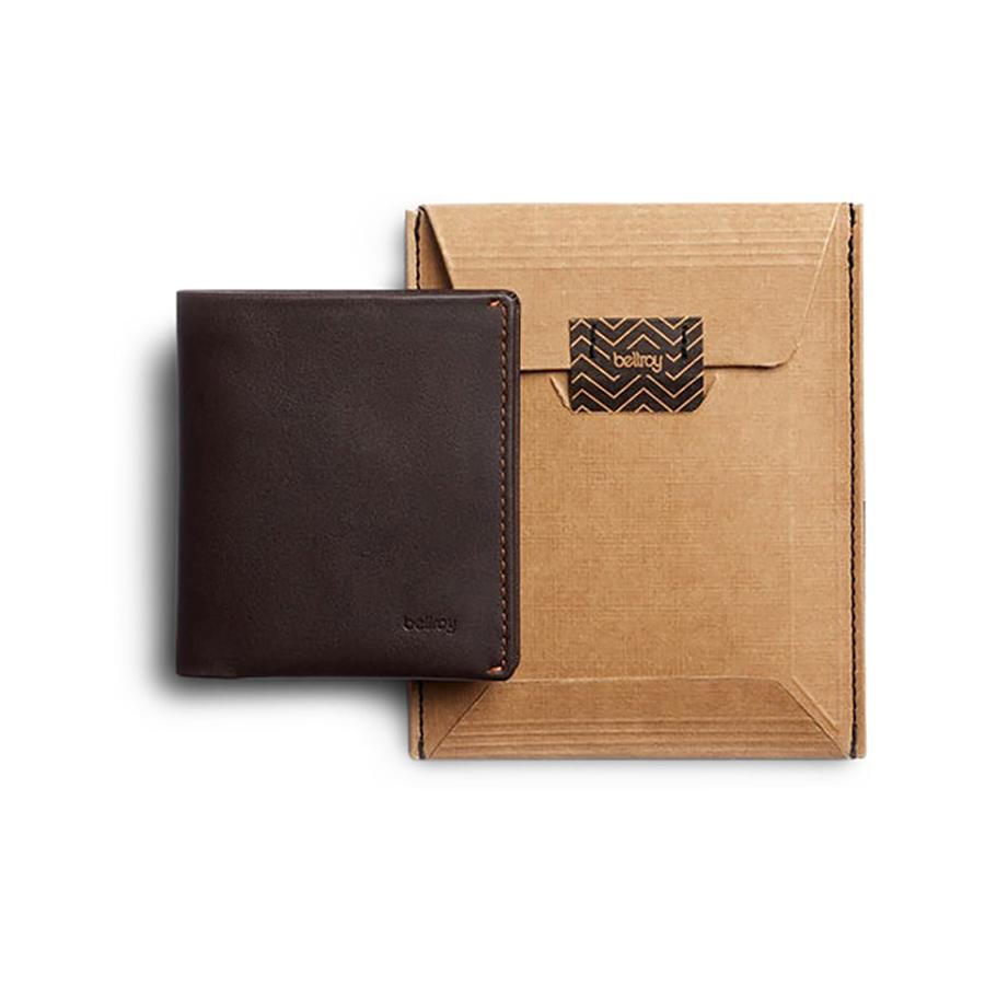 Bellroy RFID Note Sleeve Leather Wallet Java Caramel Java Caramel