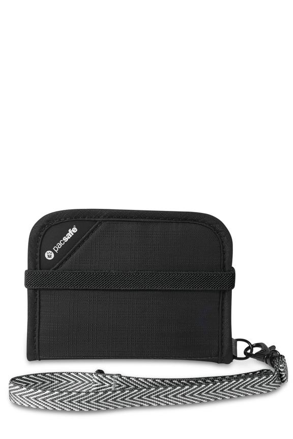 Pacsafe RFIDsafe V50 RFID Blocking Compact Wallet Black