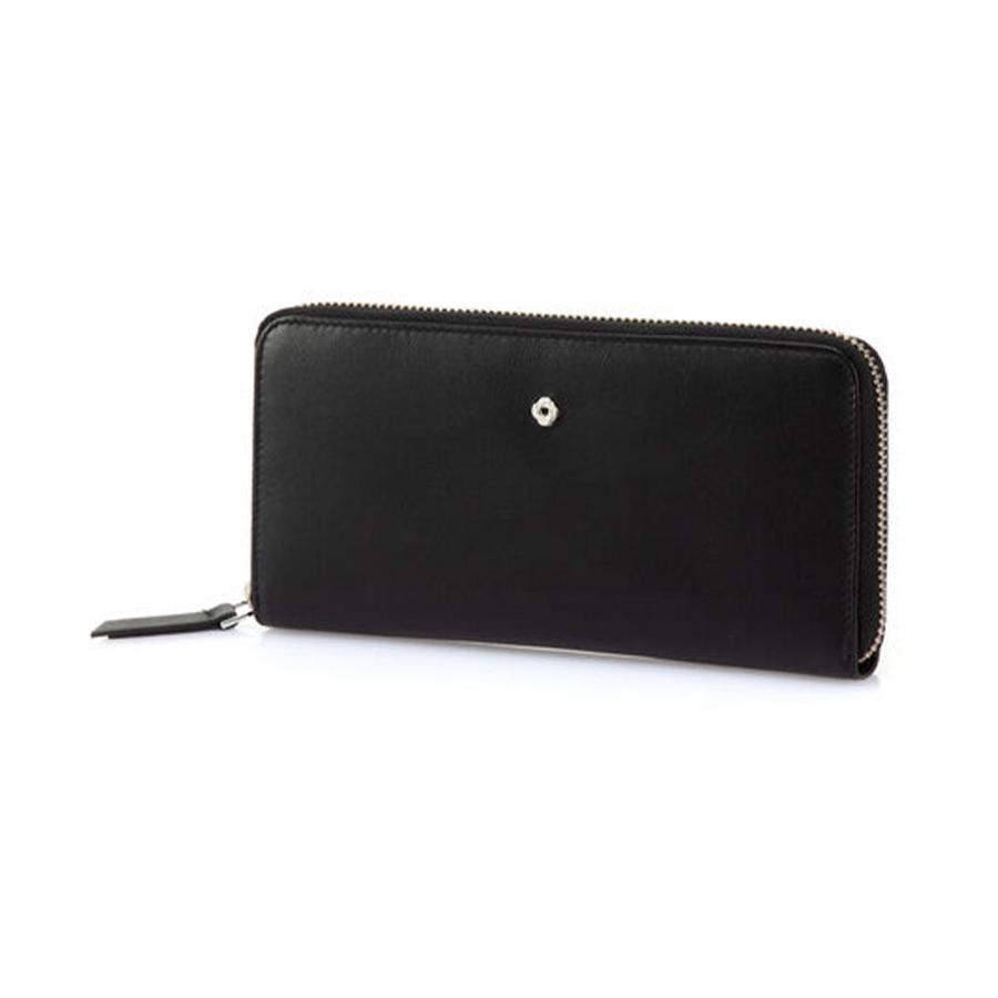 Samsonite Serena Leather Zip Around RFID Wallet Black Black