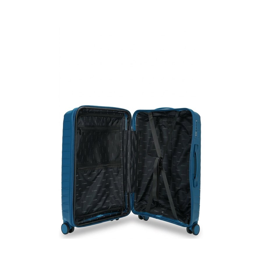 Caselite Expedition 65cm Hardside Checked Suitcase Lake Blue Lake Blue