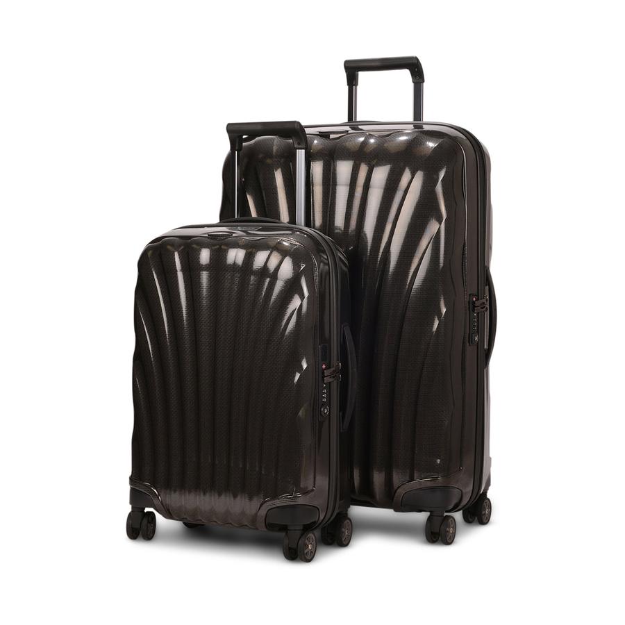 Samsonite C-Lite 55cm Exp & 75cm CURV Luggage Set Black Black