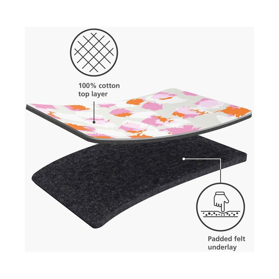 Joseph Joseph Glide Compact 110cm Easy-Store Ironing Board Peach Peach