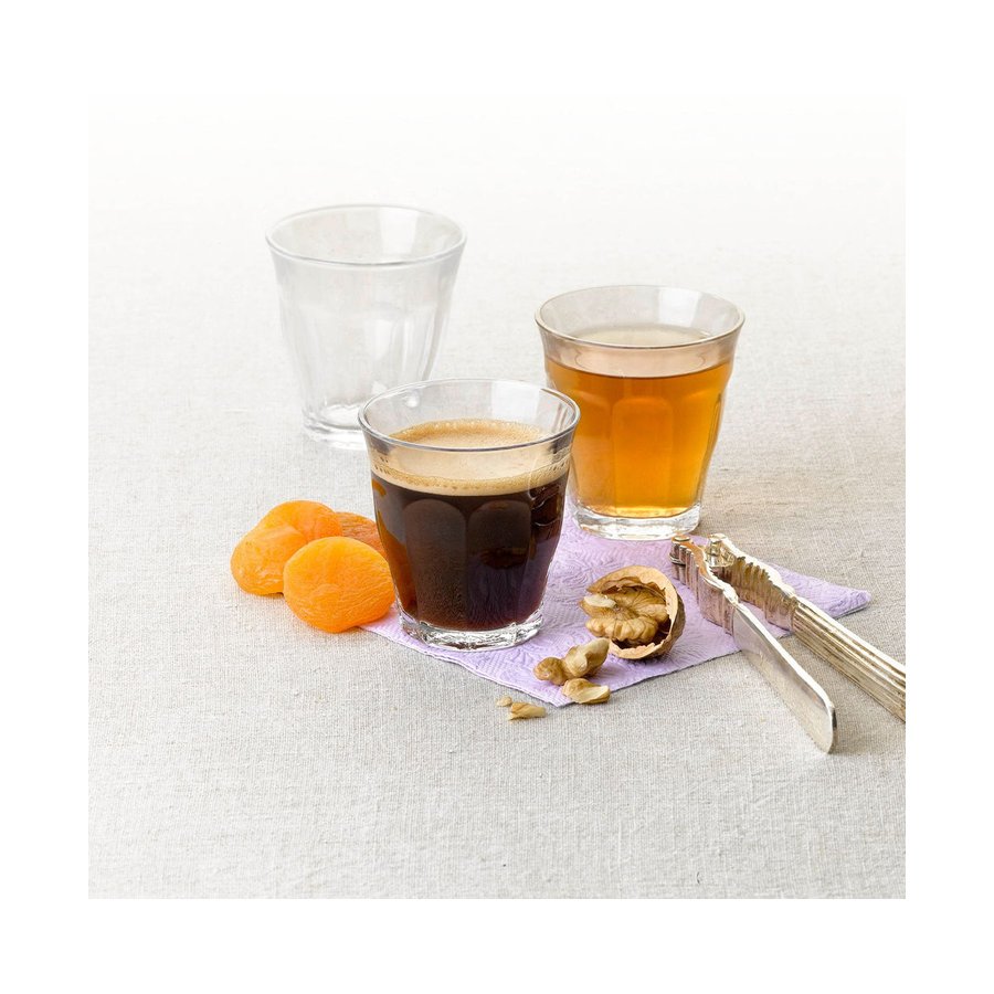 Duralex Picardie 90ml Tumbler Set of 6 Clear Clear