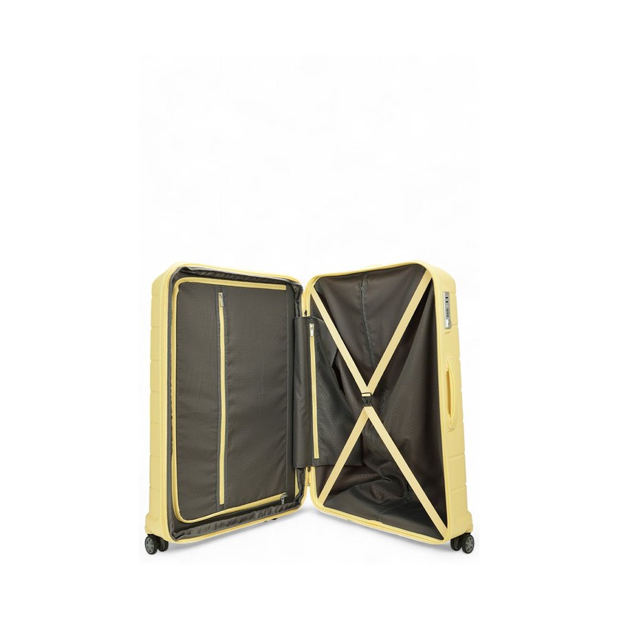Samsonite Oc2lite 81cm Hardside Checked Suitcase Lemonade Lemonade