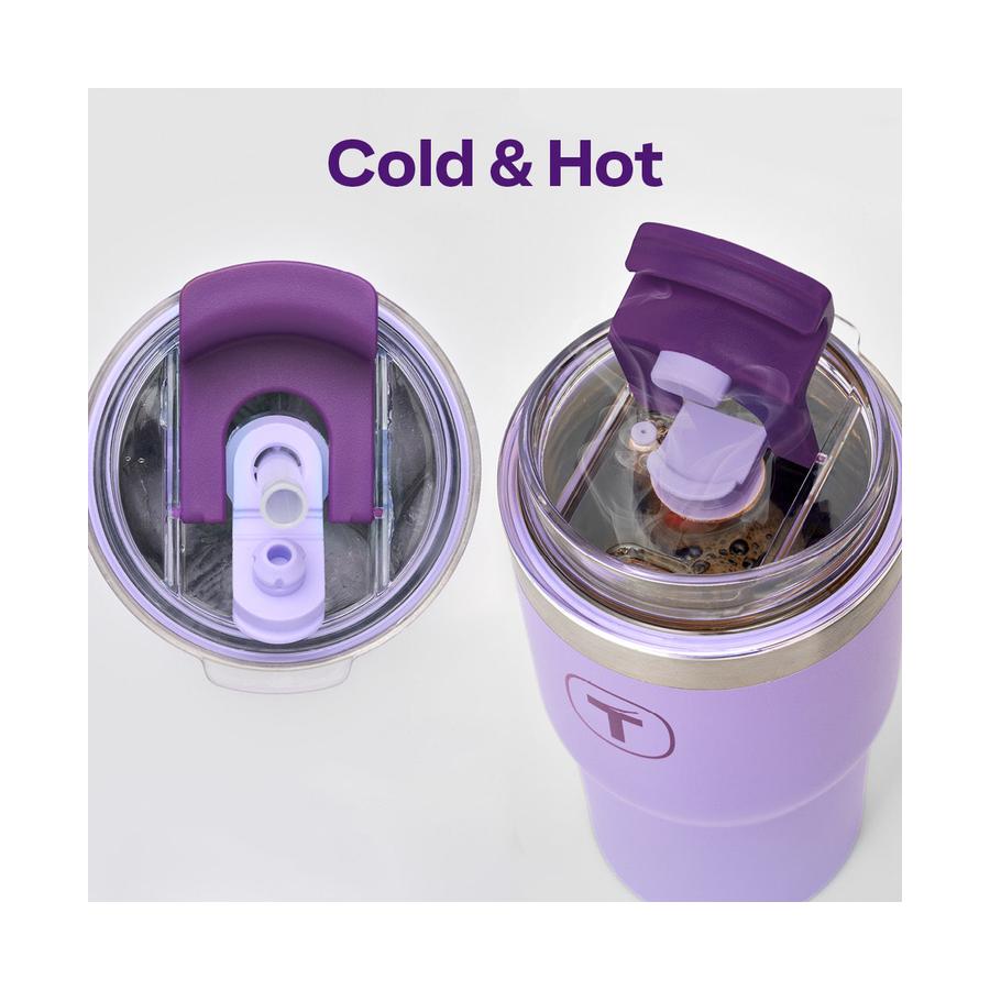 Tupperware Big T Thermal Straw Tumbler 630ml Sorbet Sorbet