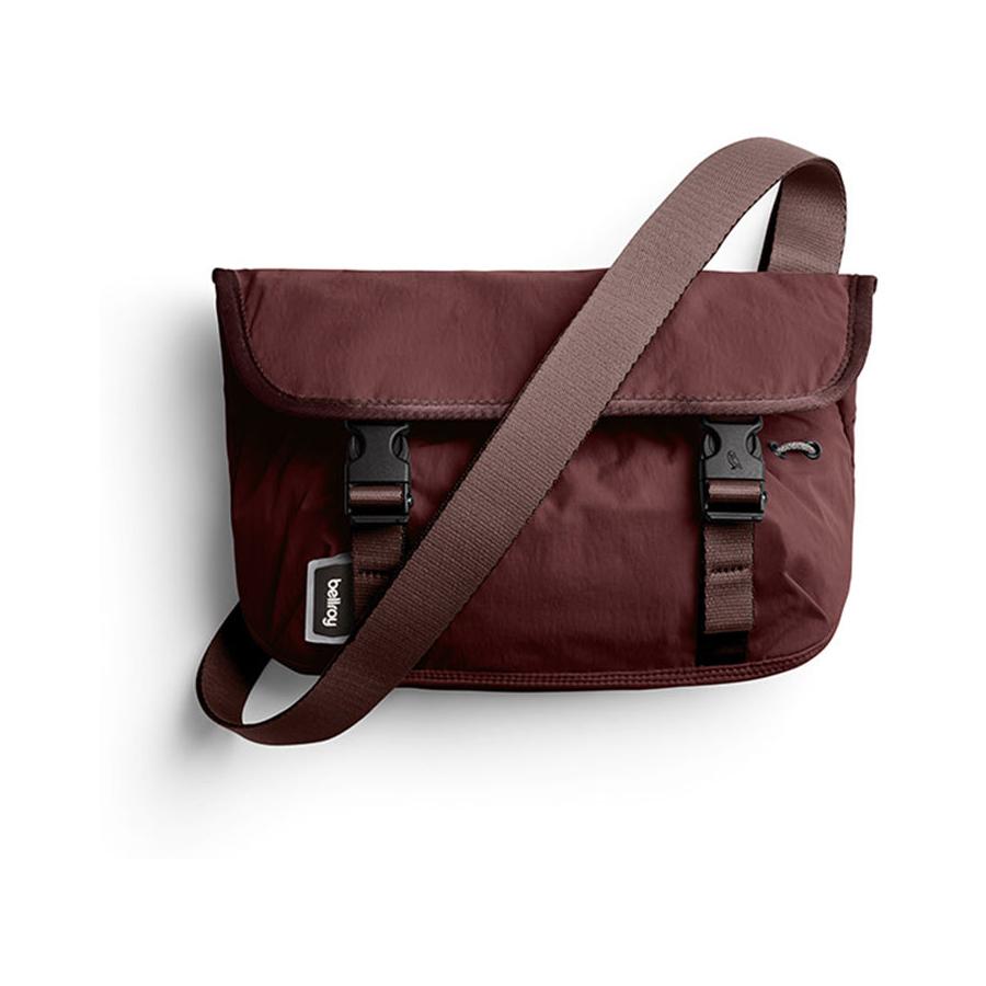 Bellroy Cinch Mini Messenger Burgundy Burgundy