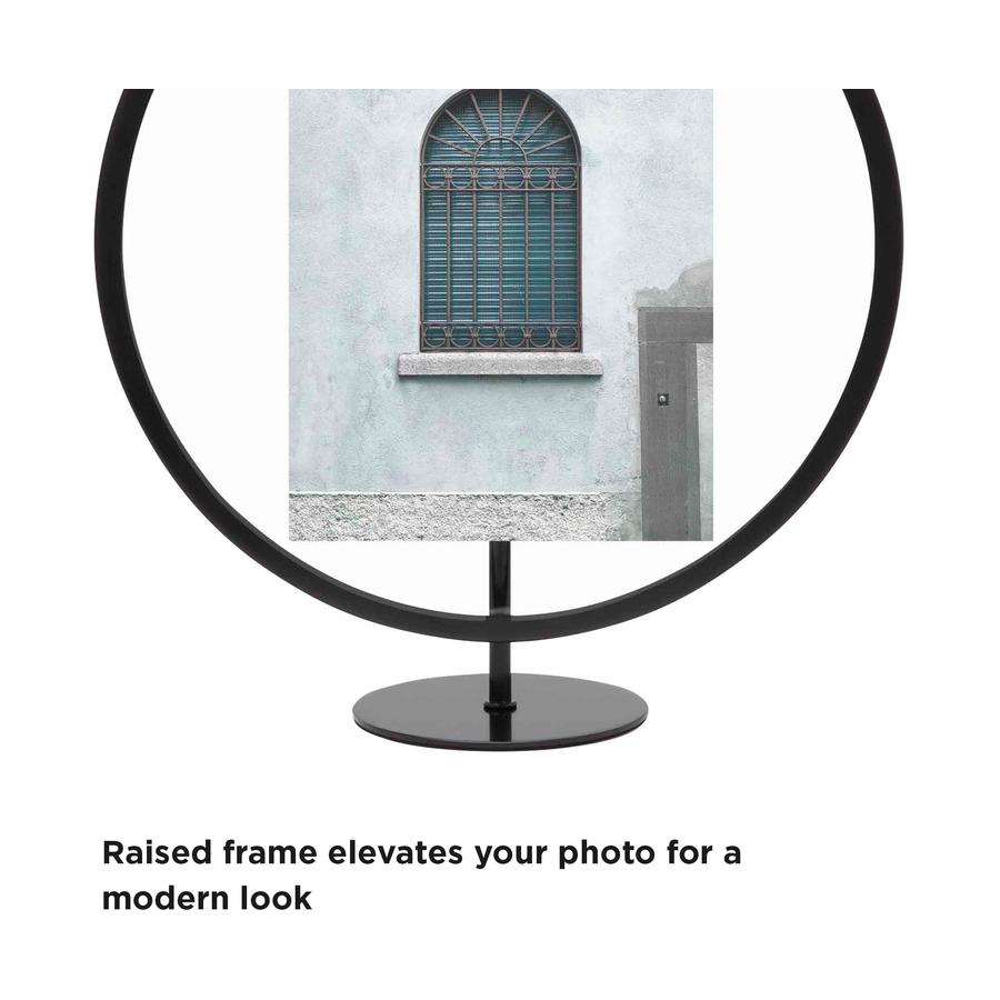 Umbra Infinity Floating Round Picture Frame - 13cm x 18cm Black Black