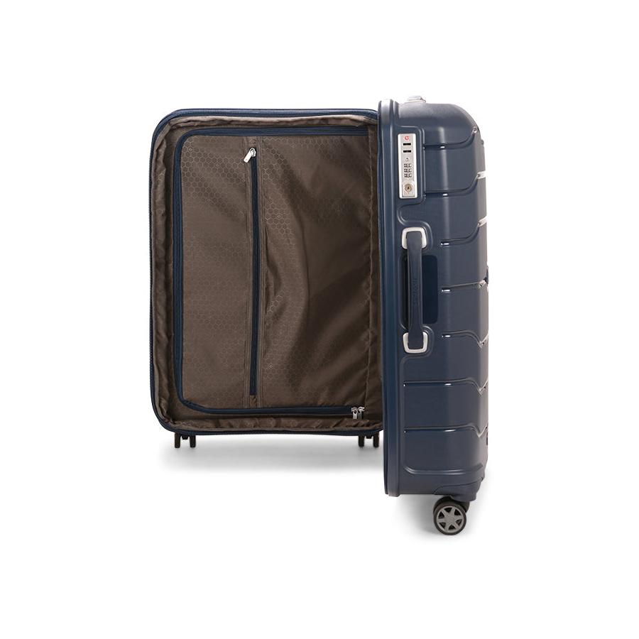 Samsonite Oc2lite 68cm Hardside Checked Suitcase Navy Navy