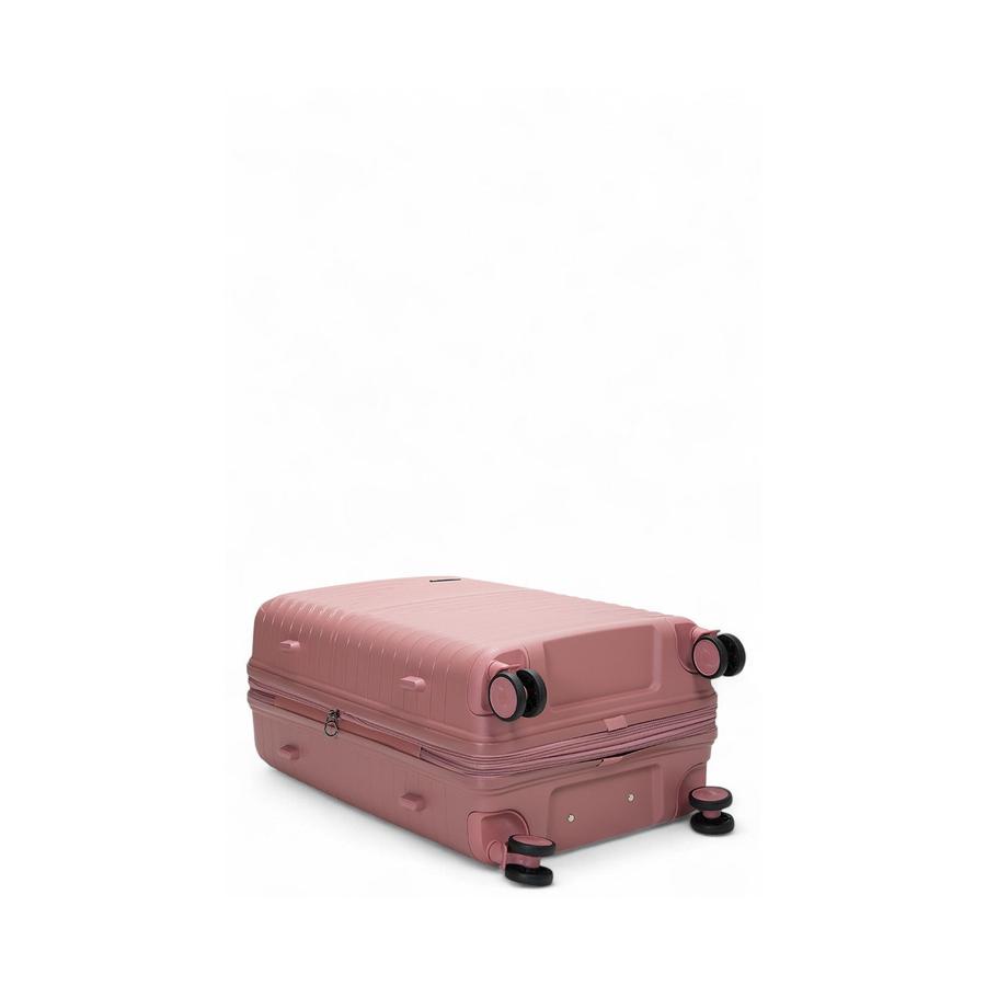 Caselite Summit 65cm Hardside Checked Suitcase Rose Rose