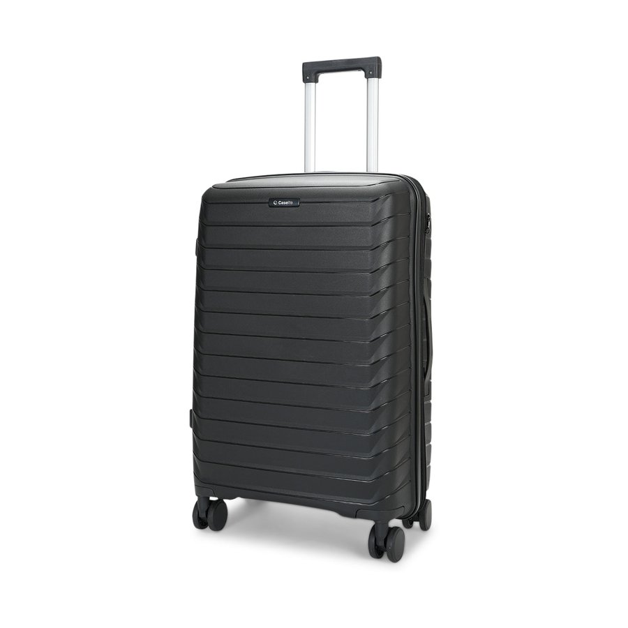 Caselite Expedition 56cm & 65cm Hardside Luggage Set Black Black