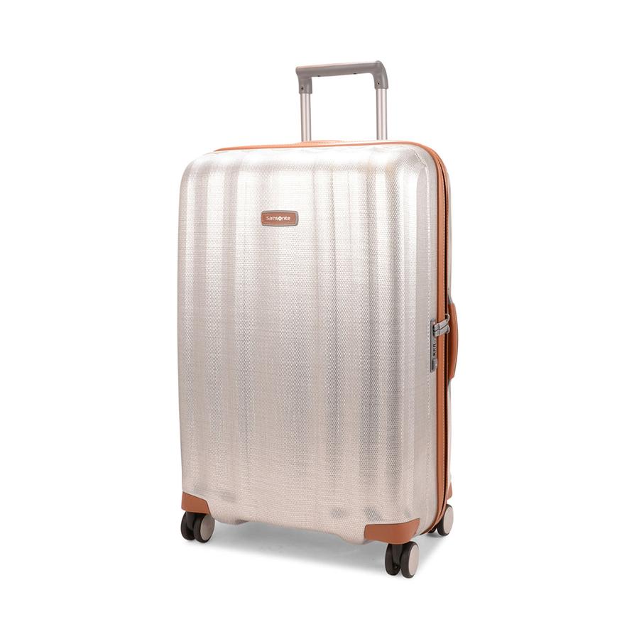Samsonite Lite-Cube DLX 76cm CURV Spinner Suitcase Aluminium Aluminium