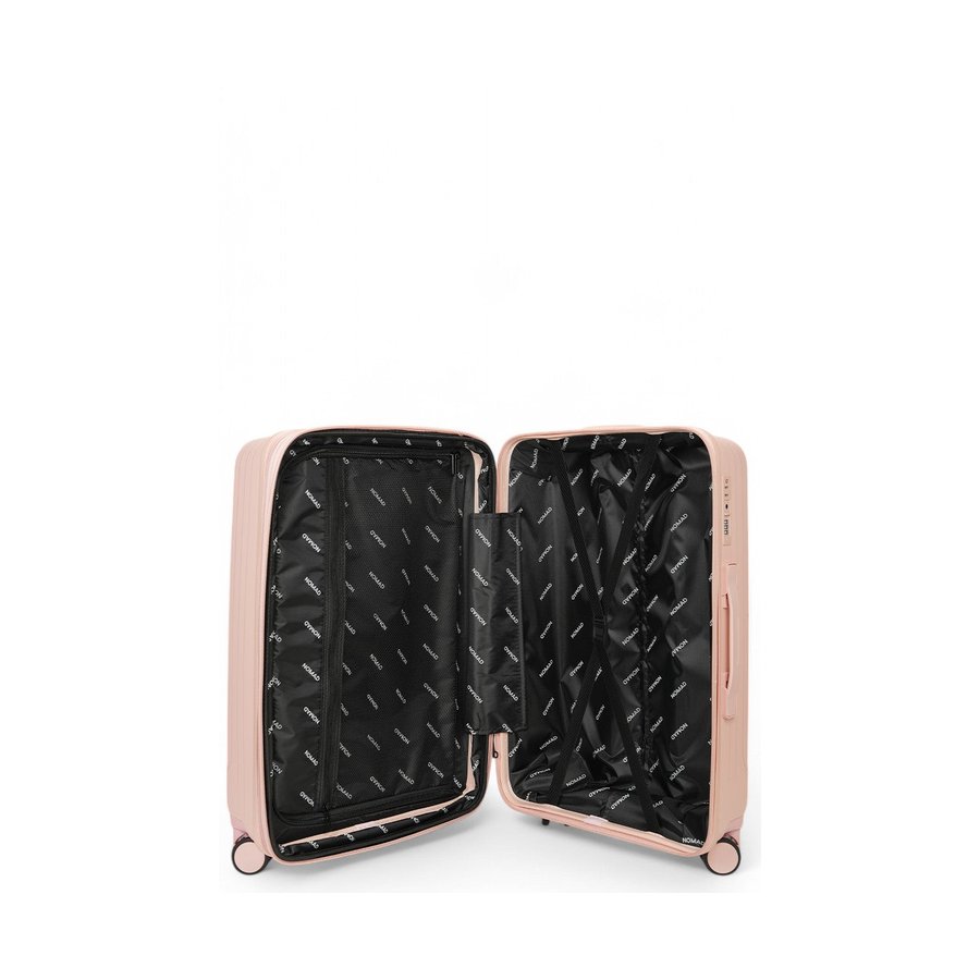 Nomad Venture 65cm Hardside Checked Suitcase Pink Pink