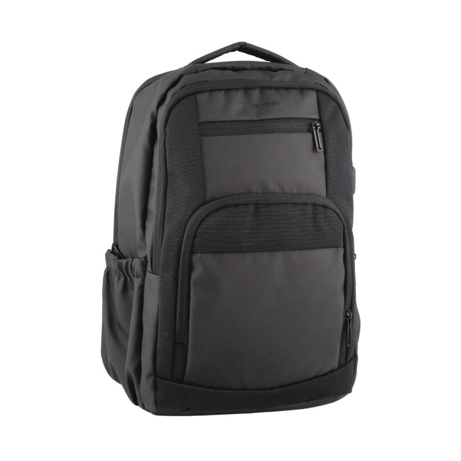 Pierre Cardin Jax 15" Laptop Backpack Black Black