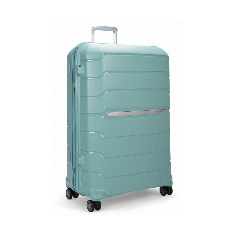 Samsonite Oc2lite 75cm Hardside Checked Suitcase Aqua Aqua