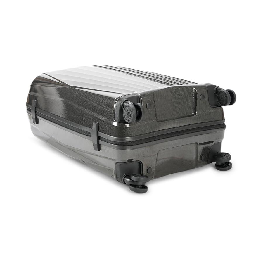 Samsonite Major-Lite 69cm Hardside Checked Suitcase Black Black