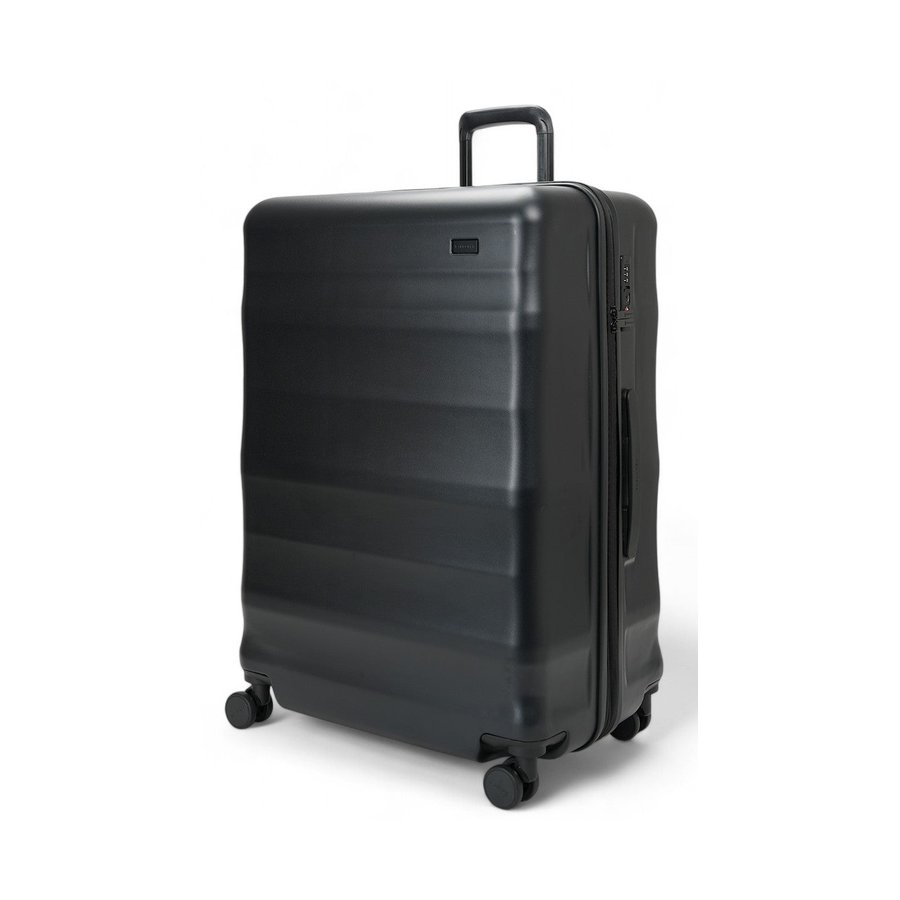 Explorer Luna-Air 55cm Front Access & 74cm Hardside Luggage Set Black Black