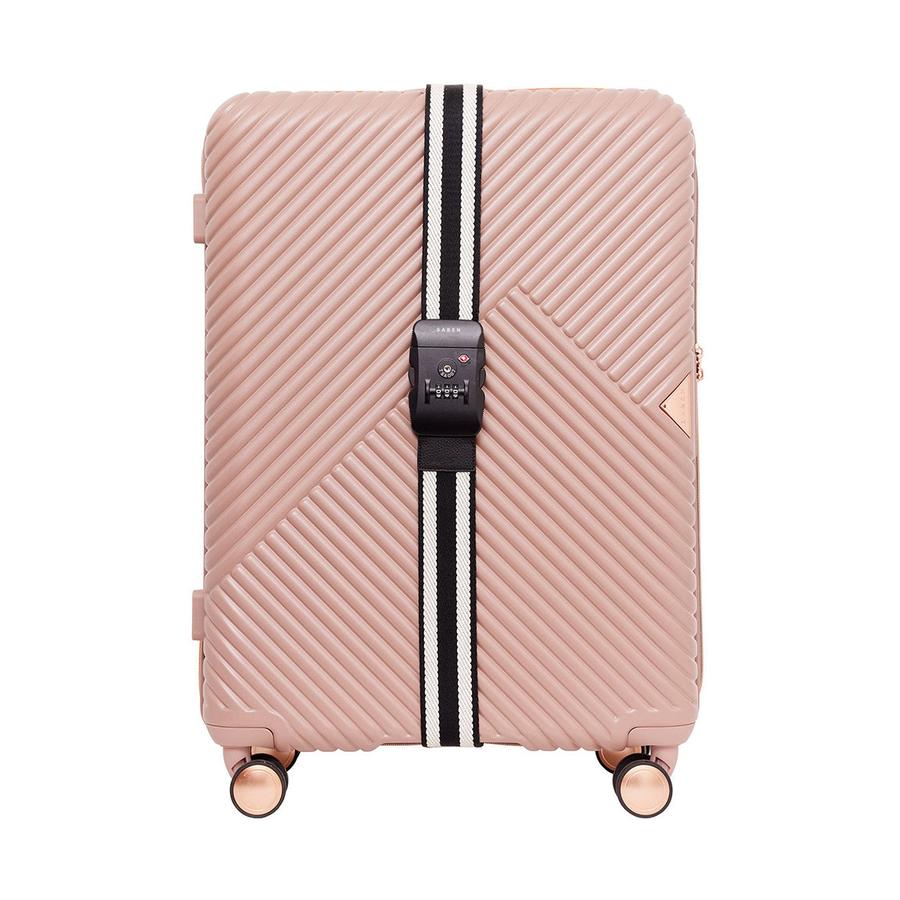 Saben London Luggage Strap Black Stripe Black Stripe