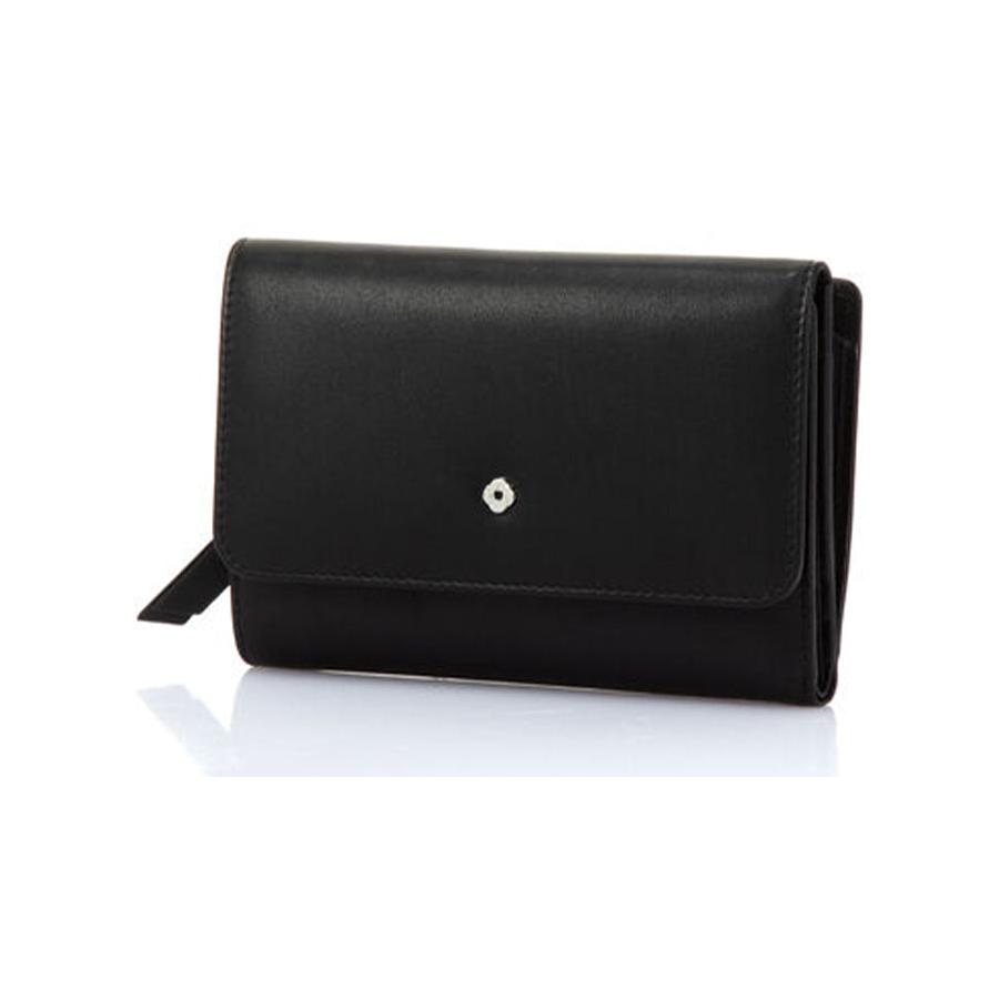 Samsonite Serena Leather Trifold RFID Wallet Black Black