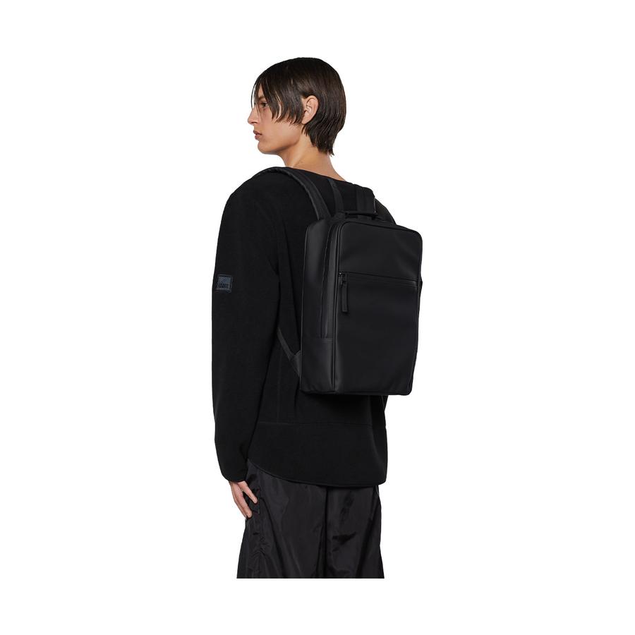 Rains Book Backpack Black Black