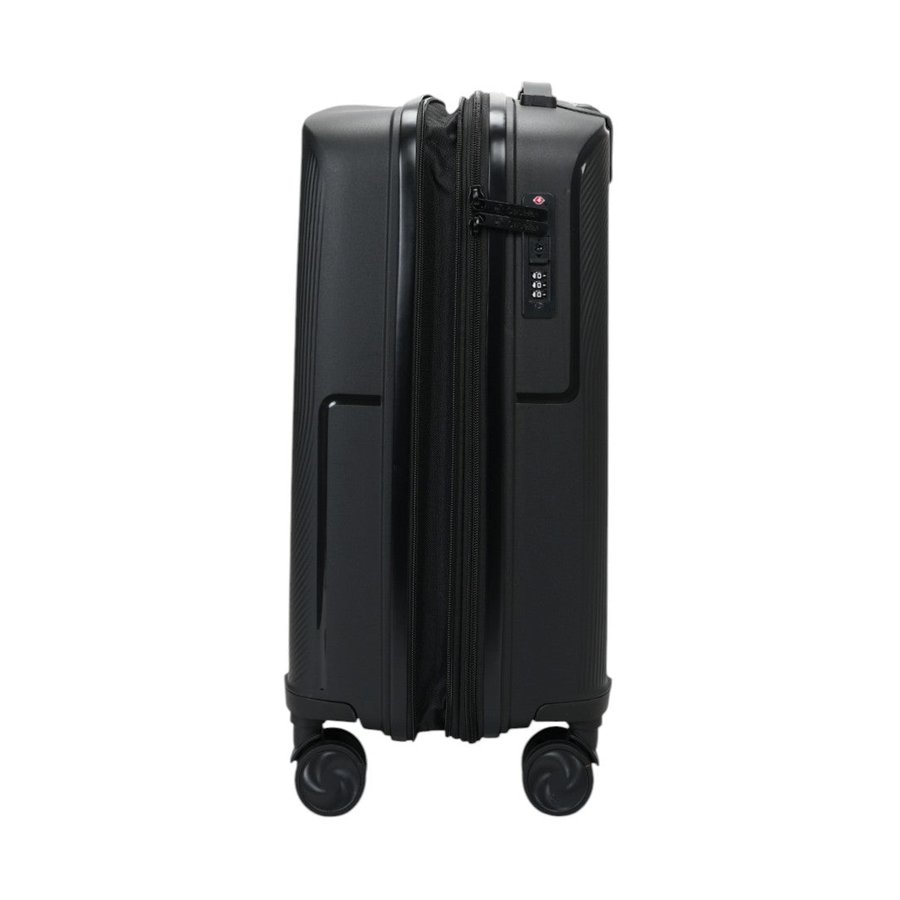Caselite Aero 56cm Hardside Carry-On Suitcase Black Black