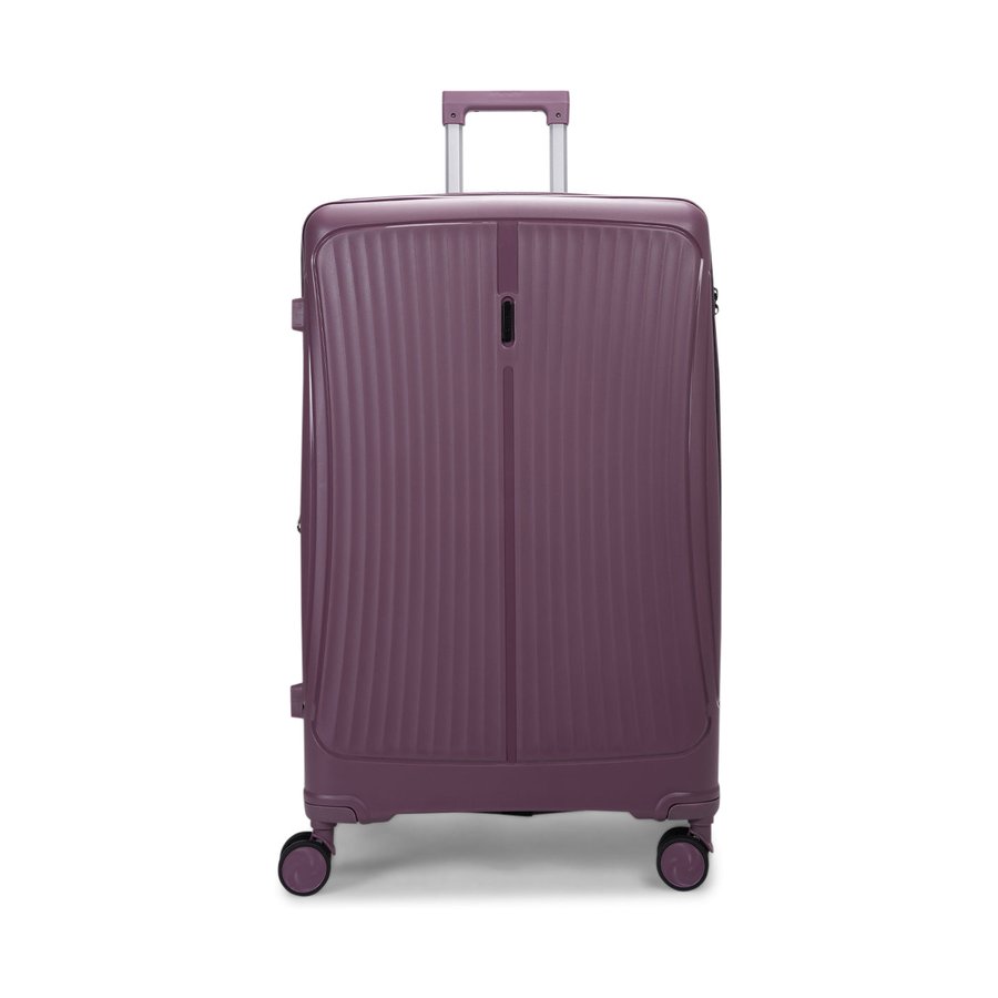 Caselite Quest 75cm Hardside Checked Suitcase Purple Purple