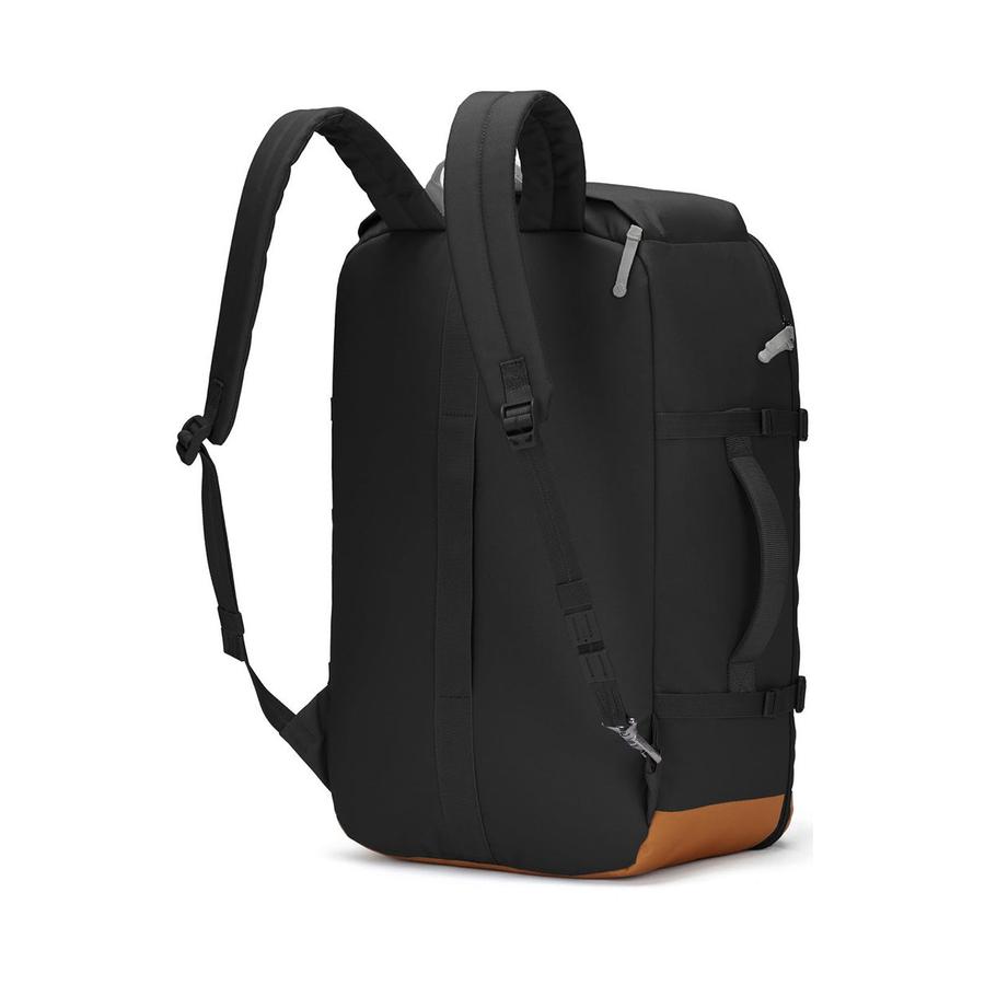Pacsafe GO 44L Anti-Theft Recycled Carry-On Backpack Jet Black Jet Black